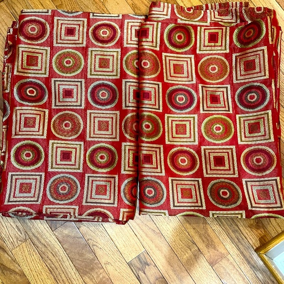 Pier 1 Other - 2 Pier 1 Heavy Geometric Curtains